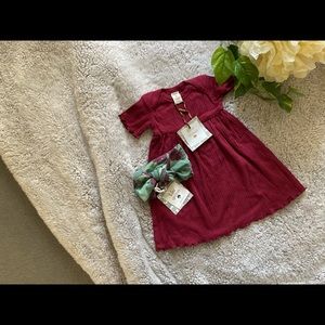 Kate Quinn Rib Cotton Lap Neck Dress